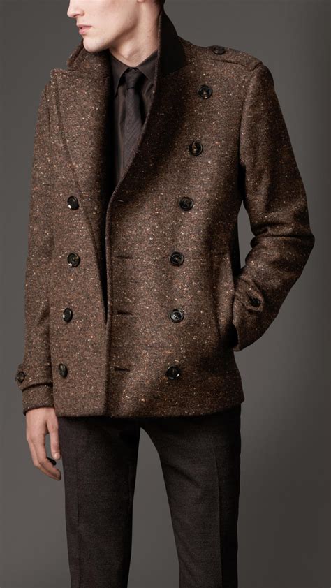 burberry peacoat men's sale|burberry men's coat outlet.